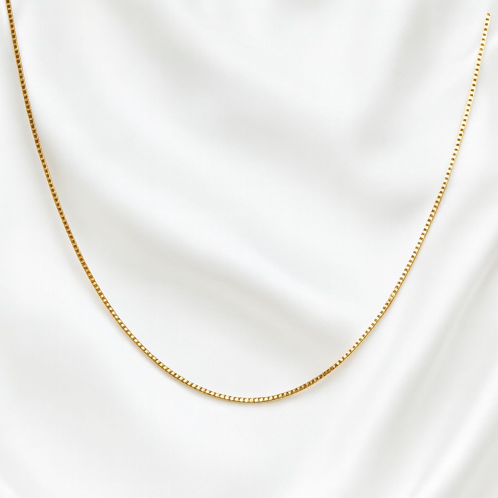 9ct yellow gold box chain