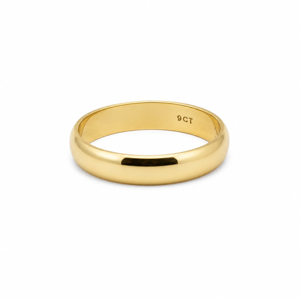 9CT YELLOW GOLD 5MM WEDDING BAND