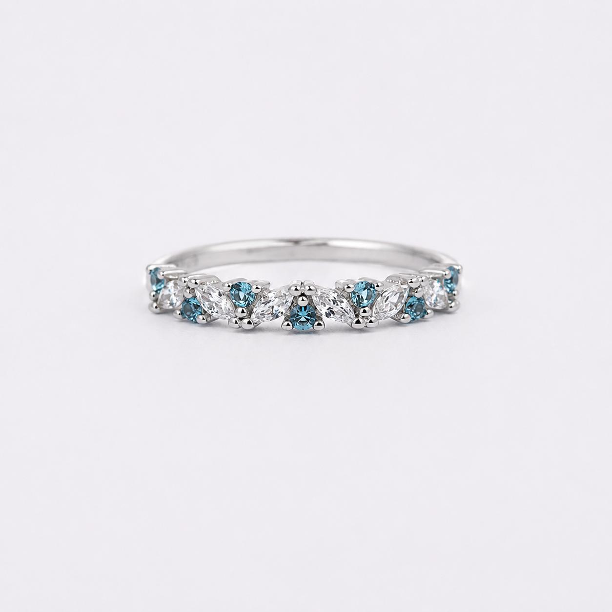 SILVER CZ RING
