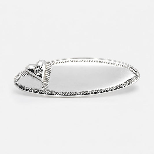 SILVER BABY BROOCH