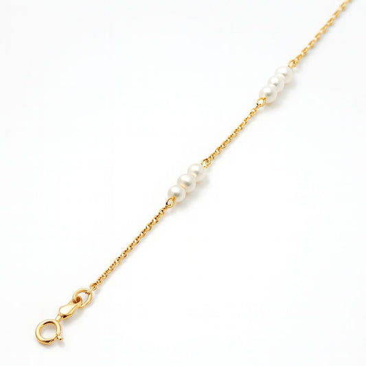 9ct yellow gold belcher bracelet