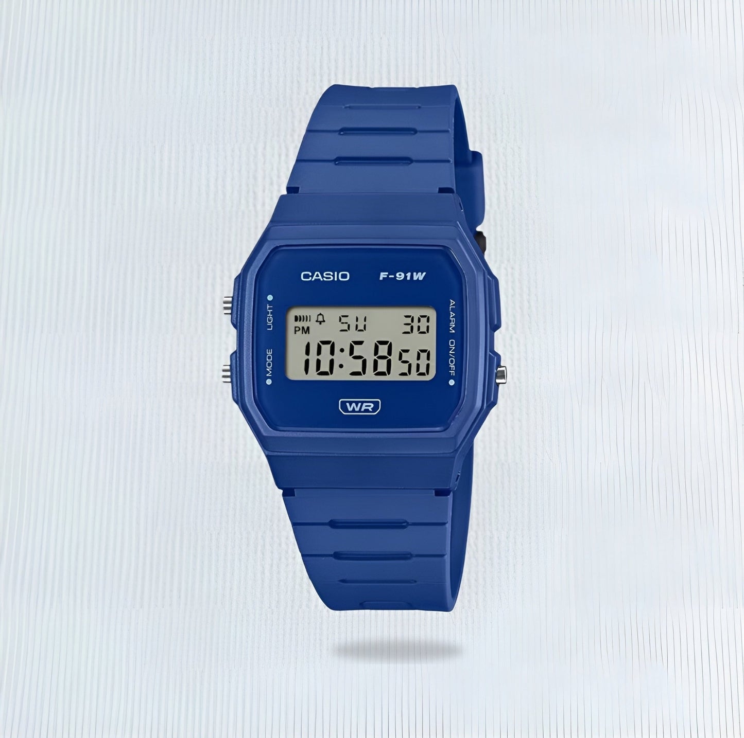 Casio Digital Blue F-91wb-2a1df