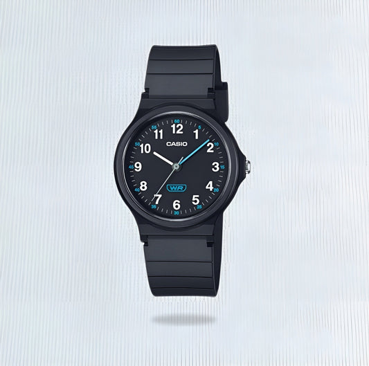 Casio Anologue Sml Rnd Black