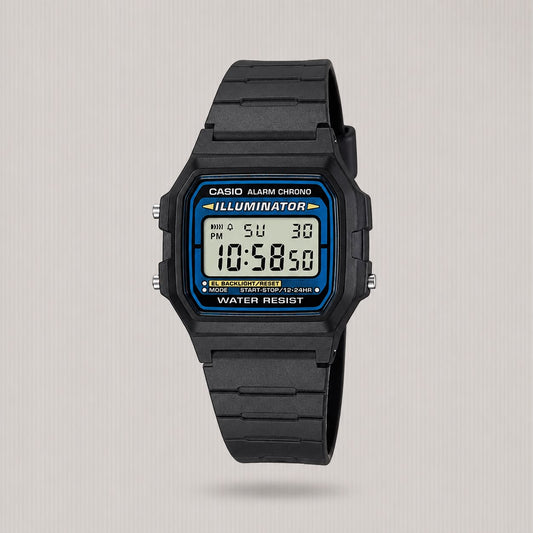 CASIO STANDARD SQUARE BLUE DIGITAL F105W-1A