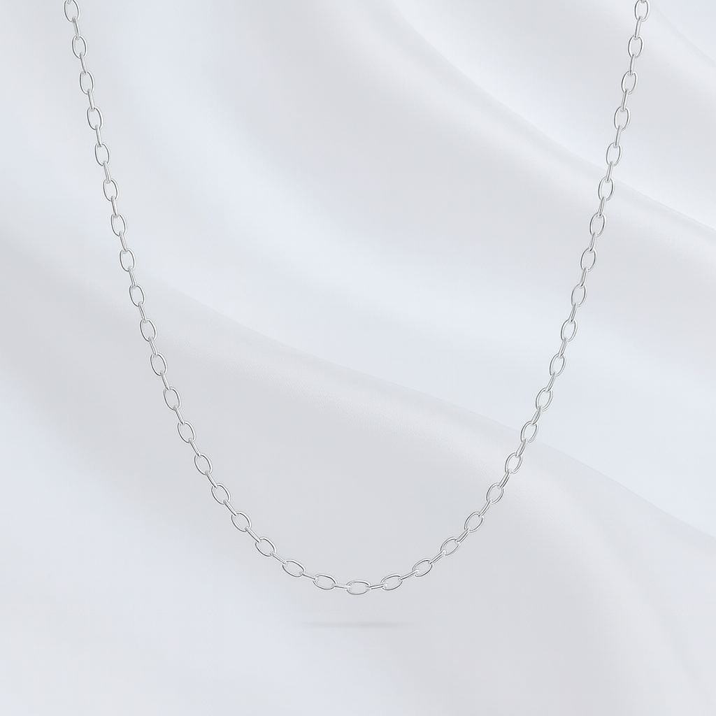 Silver belcher chain