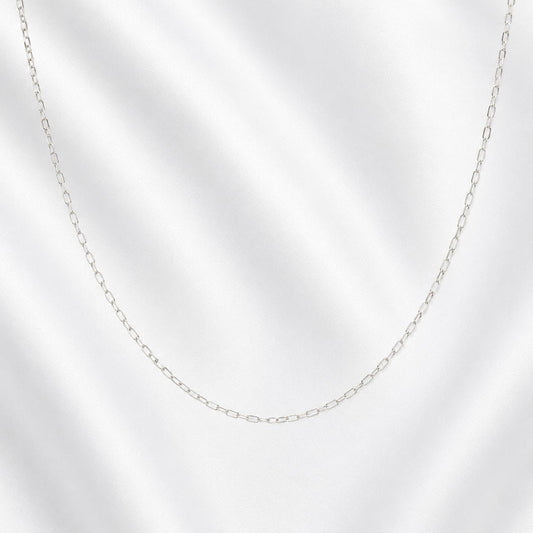 SILVER CURB CHAIN