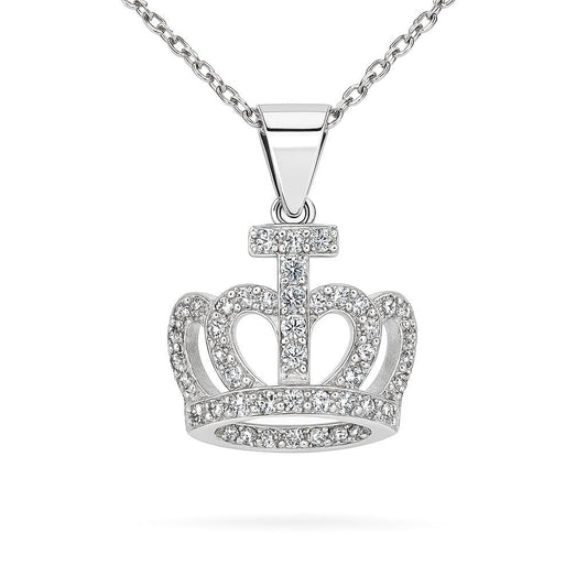 Silver crown  pendant