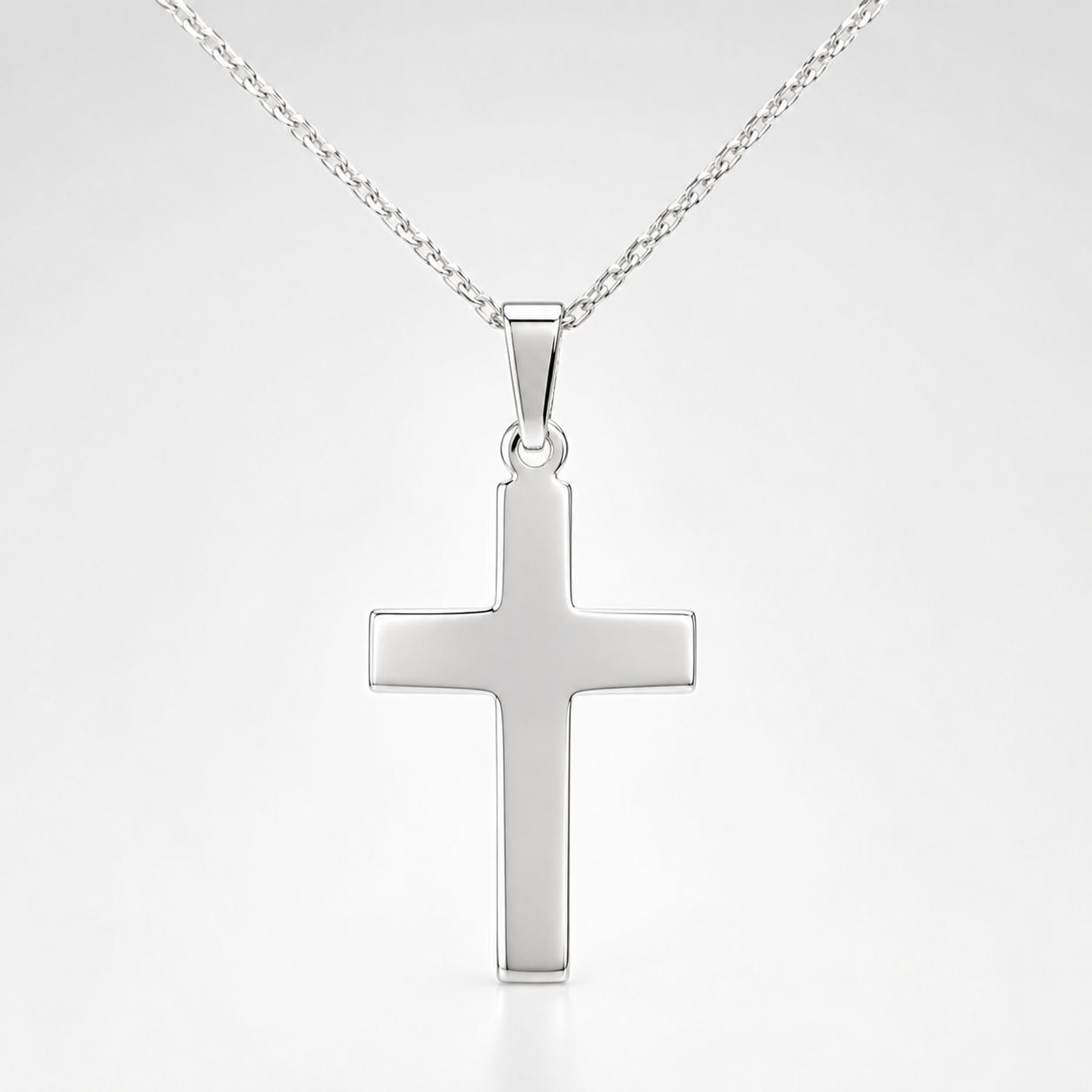SILVER CROSS PENDANT