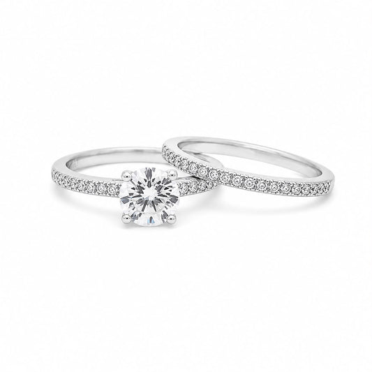SILVER WED SET