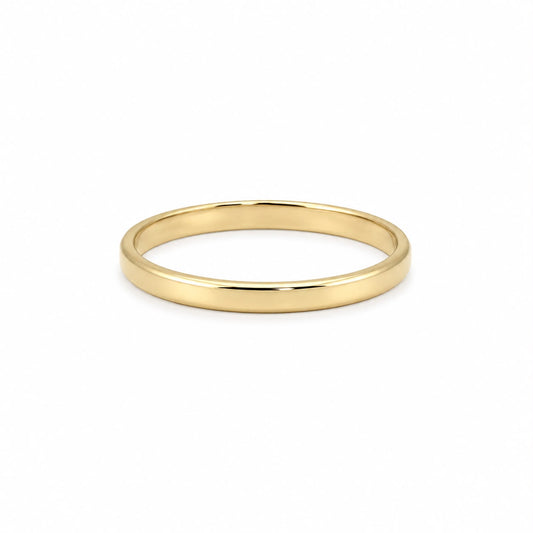 9CT YELLOW GOLD WEDDING BAND