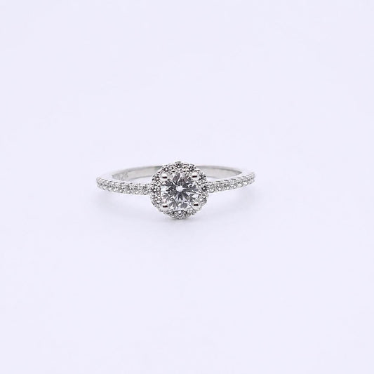 SILVER CZ RING